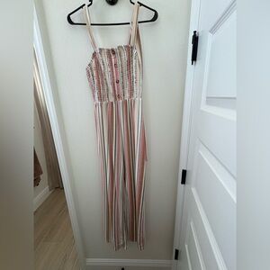 Belted jumpsuit with pockets